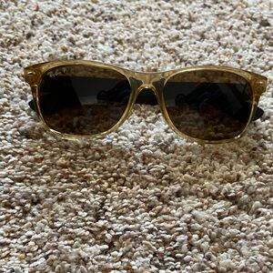 Ray-Ban Transparent Gold Sunglasses